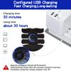 8 Modi EMS Drahtloser Muskelstimulator Fitnesstrainer ABS Bauch Elektrischer Gewichtsverlust Körper Abnehmen Massageador USB-Aufladung