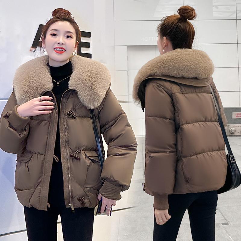 Loose Winter Fashionable Fur Collar Padded Jacket Women's Autumn Winter Short Jackets