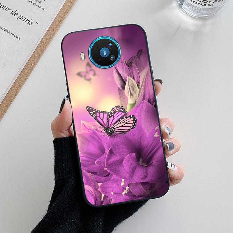 Per Custodie Nokia 8.3 5G 5.4 Morbido TPU Silicone Bella Cover Posteriore per Nokia X10 X20 8.3 5.4 Custodia per Telefono Fundas Bumper Coque NokiaX10
