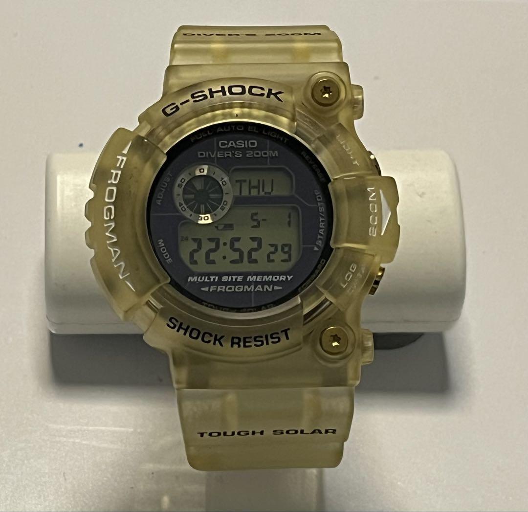 

[USED] Used CASIO G-SHOCK FROGMAN GW-8200 Clear