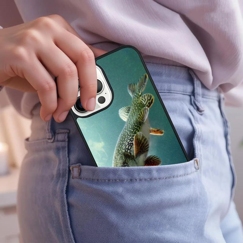 FISHING 3 RODS BY LAKE fish Colored Phone Case For iPhone 17 Air 15 16e 14 13 Pro Max Coque 12 11 Pro Max PLUS cover