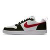 Nike Court Borough Casual Series Low Fashion Versatile Low-Top Kids Skate Shoes Kids Sneaker Black White Red 839937-102