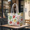 Cute Apple Pattern Tote Bag for Daily Use