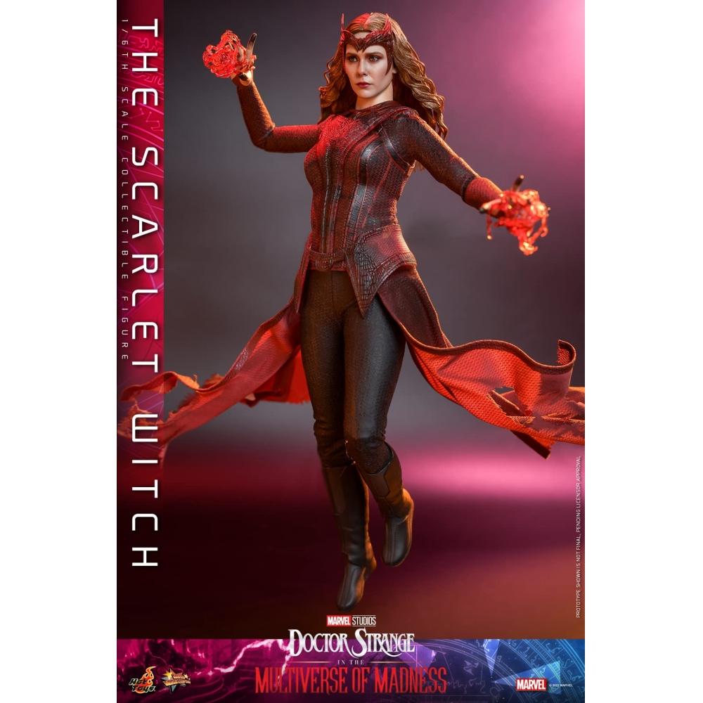 Movie Masterpiece Doctor StrangeMultiverse of Madness Scarlet Witch 16 Scale Figure Red Height Approx. 28cm MMS652