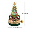 DIY Christmas Tree Music Box Building Blocks Set Jewelry Holder Snowman Bricks Christmas Decoration Gifts for Kids