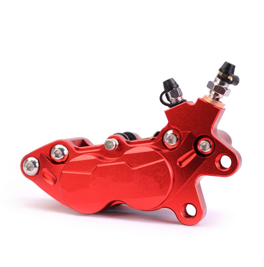Universalūs dešiniai CNC aliuminio motociklo 42 mm stabdžių suportai su 4 stūmokliais 32*27 mm Gtr Bws125 Kawasaki Moto Racing purviniam motociklui, skuteris