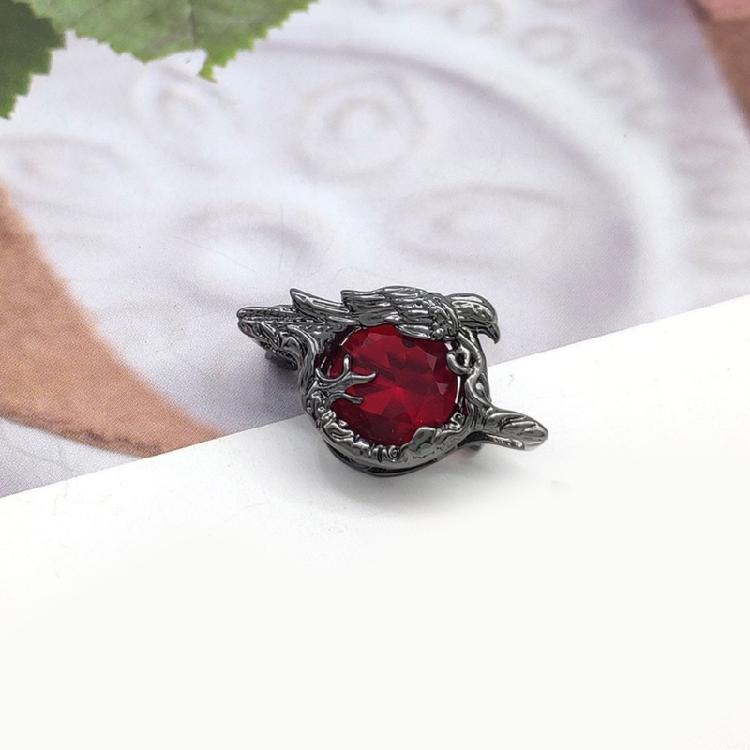 Fashionable Sophisticated Crow Brooch Versatile Jewelry Accessory Portable for Apparel and Headwear Daily Use Items