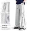 Fingercroxx Men's Lyocell Blend Straight-Leg Casual Pants