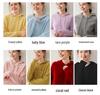 Stylish Women's Hooded Cashmere Sweater, Loose Fit, Double-Strand Ingot Stitch; Ideal for Layering in Autumn and Winter