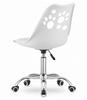 PRINT swivel chair - white