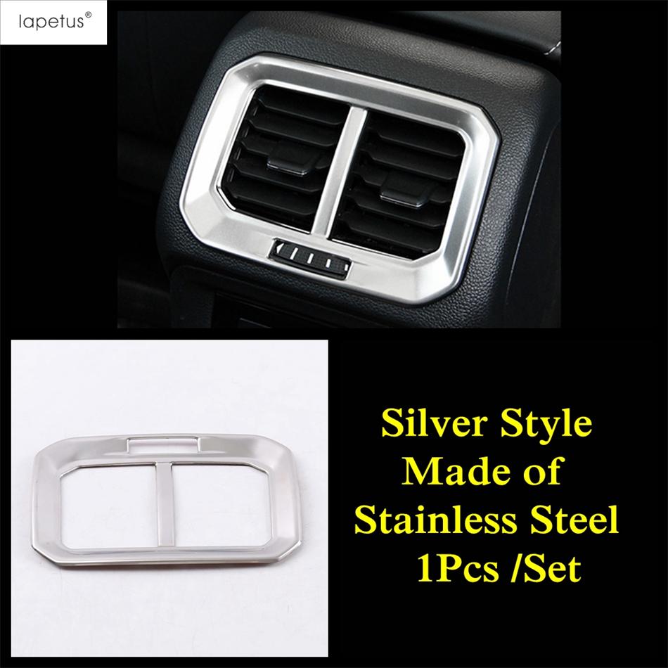 Car Rear Armrest Box Air AC Conditioning Vent Outlet Frame Cover Trim Fit For VW Volkswagen Tharu / Taos 2018 - Accessories