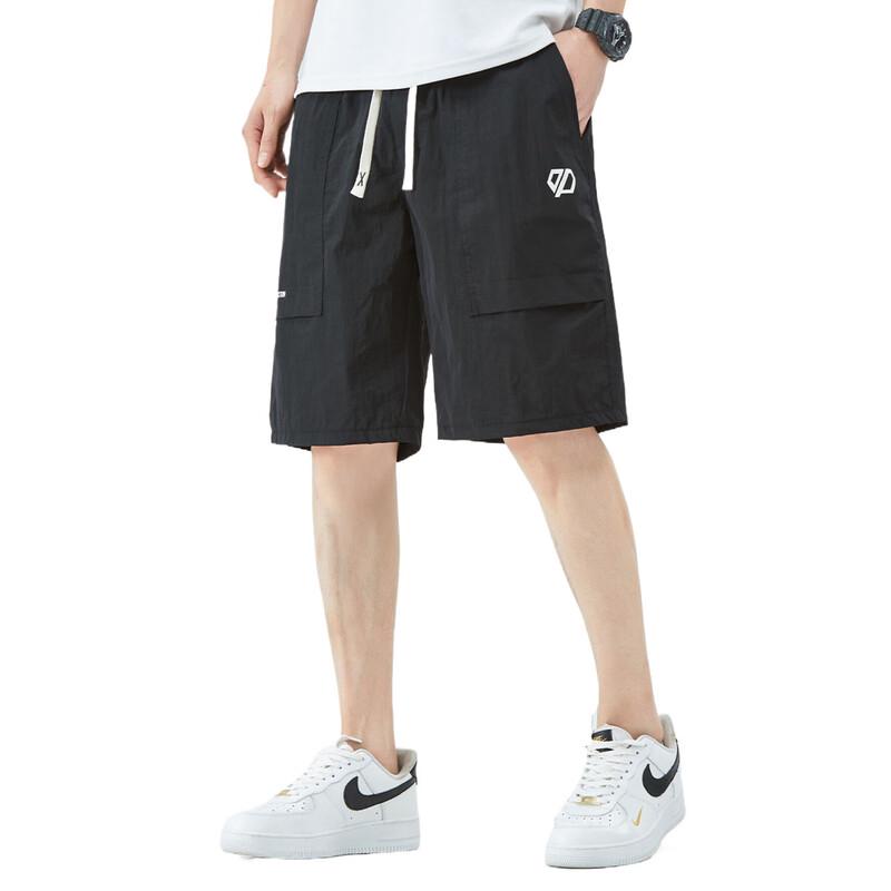 Herren Eisseide Lockere Freizeitshorts