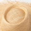 Summer new sun hat European and American simple treasure grass big burr edge beach hat spring and summer sun protection big eaves flat top straw hat