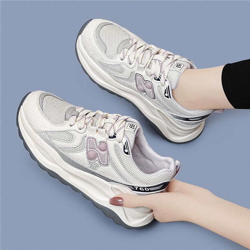 Casual style women s shoes spring new thick-soled dad shoes women s casual mountaineering soft-soled light 34