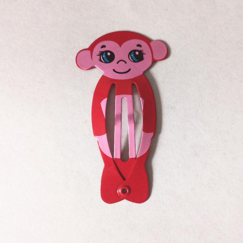 Trendy Kids' Hair Accessories: Cute Animal Metal Hair Clips & Waterdrop Print Crown Side Pins