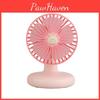 Cute Cartoon Style Mini Usb Desk Fan With Strong Wind Power Yellow/brown/pink/blue