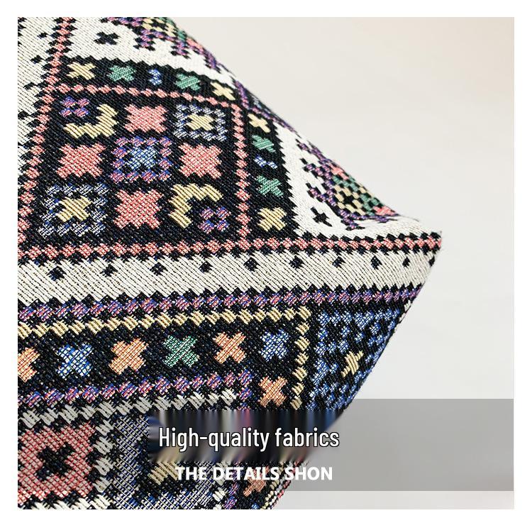 Women's 2024 Large Capacity Ethnic Style Tote: Trendy Single Shoulder Commuting Bag for Students