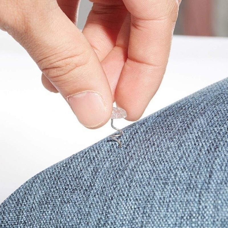 50PCS/Box Pins Sofa Rotates and Fixes Twisted Nails with Fixed Quilt Bed Sheets Anti-slip Buckle
