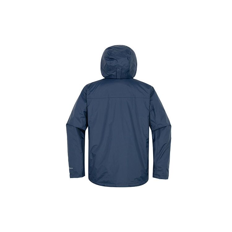 Columbia Tieton Loop™ Interchange Jacket Solid Color Hooded 3-In-1 Waterproof Windproof Lightweight Jacket Men jackets Navy WE1322-465