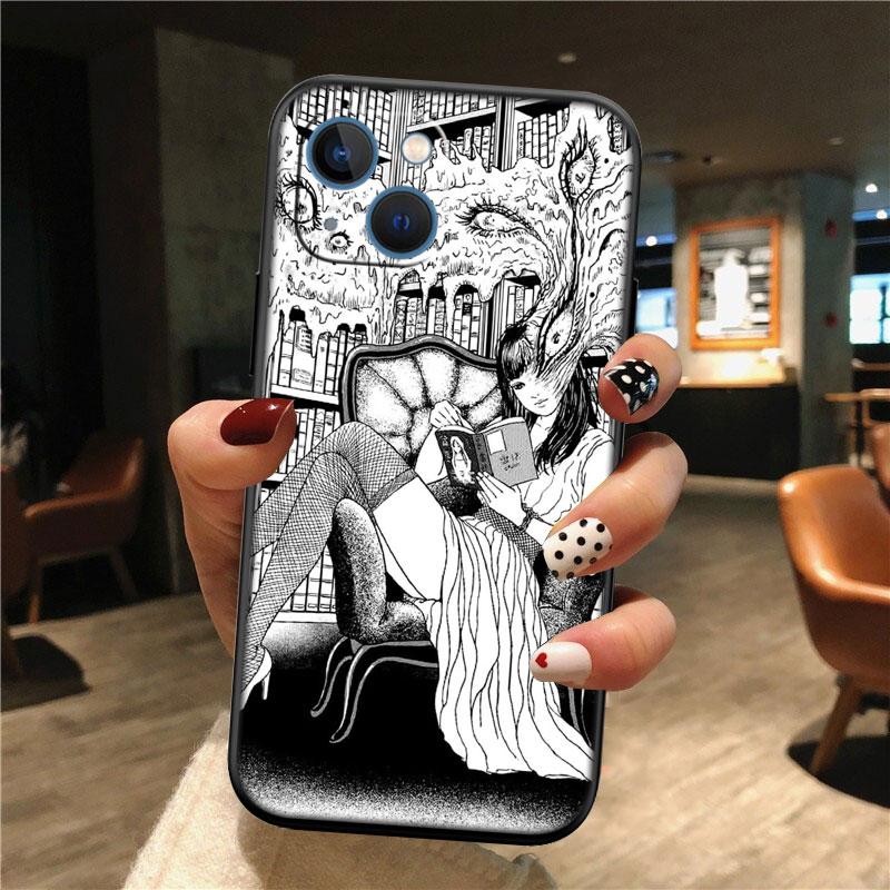 Junji Ito Tomie Phone Case for Samsung Galaxy M06 M15 M16 M35 M55 M56 A36 A42 A50 A50S A51 A52 A32 A33 A05 A05S A06 A16 A20