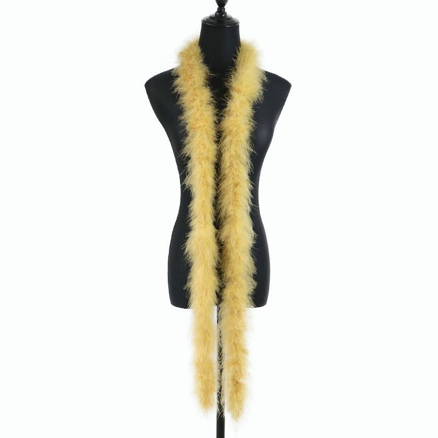 DIY 2 Meter Pluizige Witte Maraboe Kalkoenveren Boa 11-50g Natuurlijke Veer Sjaal voor Bruidsjurk Kerst Decoratieve Pluimen