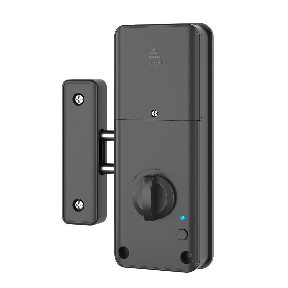 Invisible Smart Card Swipe Remote Control Door Lock - No Drilling Required for Indoor Wooden Doors
