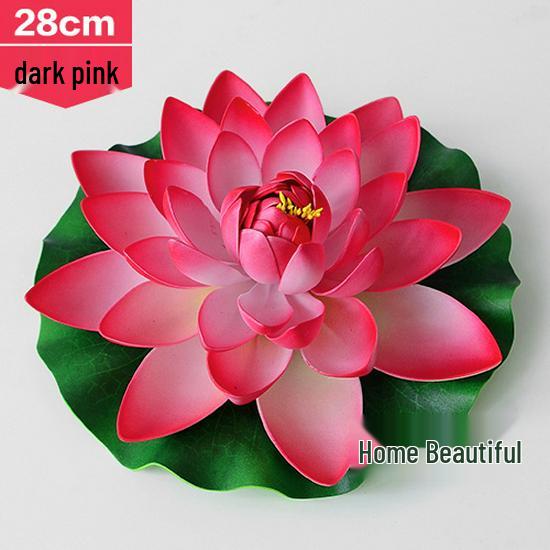 Artificial Lotus Leaf Water Lily for Pond, Fish Tank Decoration, Landscaping, or Buddha Ornaments