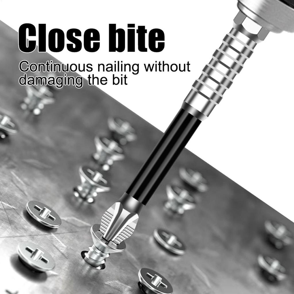 5pcs/set Electric Screwdriver Bits Magnetic Ergonomic Screwdriver Bits 25/50/65/70/90L Magnetic Cross Head Hand Drill Bits