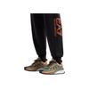 Emporio Armani EA7 FW24 Solid Color Long Drawstring Knit Sports Pants Men bottoms Black 6DPP56-PJVTZ-1200