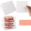 Square Patty Paper 4x4 Inch, Set of 300, Non Stick Patty Paper Sheets for Burger Press, Patty Serperate and Cake Baking,Freezing and Caramel Candy