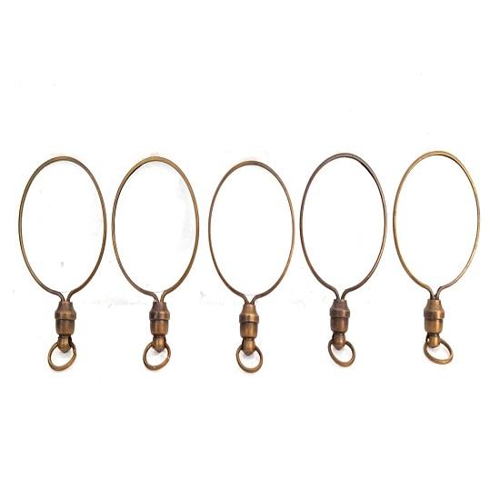 5-dielna hnedá lupa 5,08 cm Malá lupa Ručne vyrobená