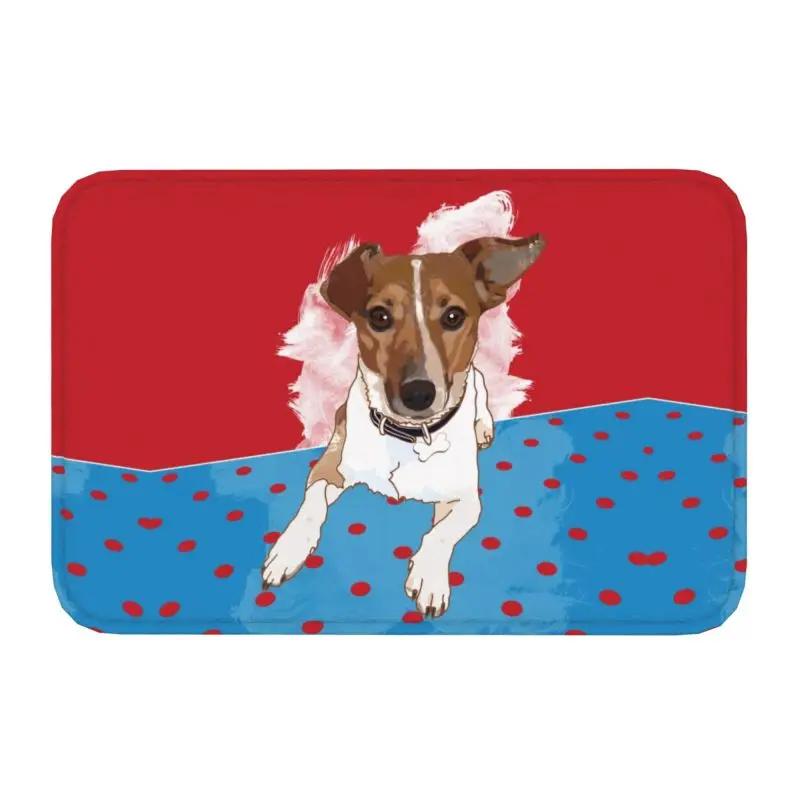 Custom Jack Russell Terrier Pop Art Doormat Anti-Slip Entrance Bath Kitchen Door Floor Mats Dog Lover Room Rug Carpet Footpad