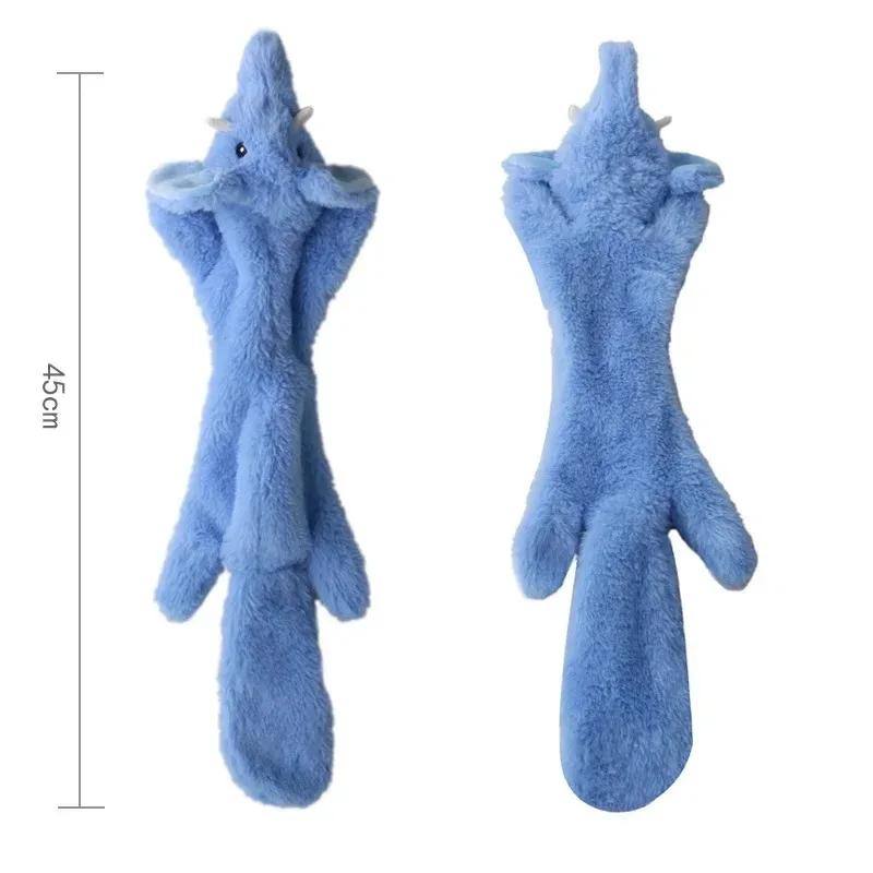 Durable Plush Dog Toy with Squeakers and Crinkle Funny Simulated Animal Squeaky Chew Toy for Interactive