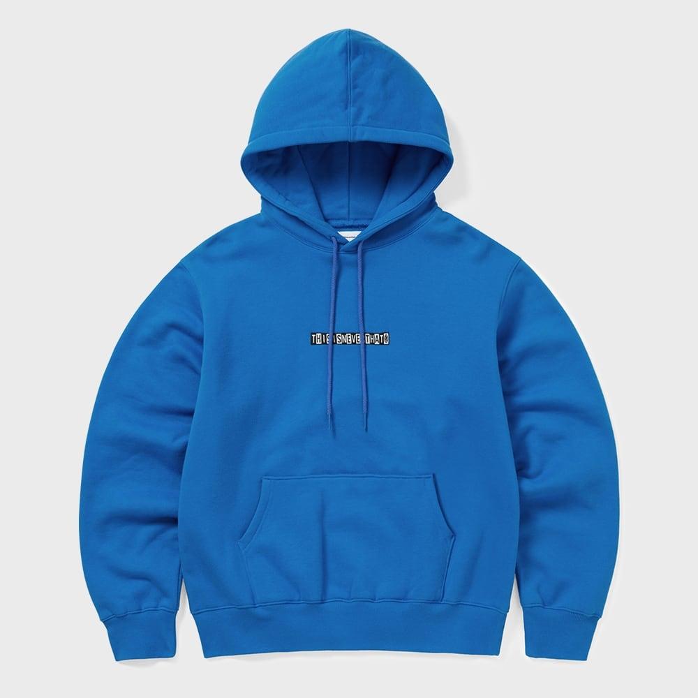 Этот Худи с Логотипом в Шахматную Клетку Синий S