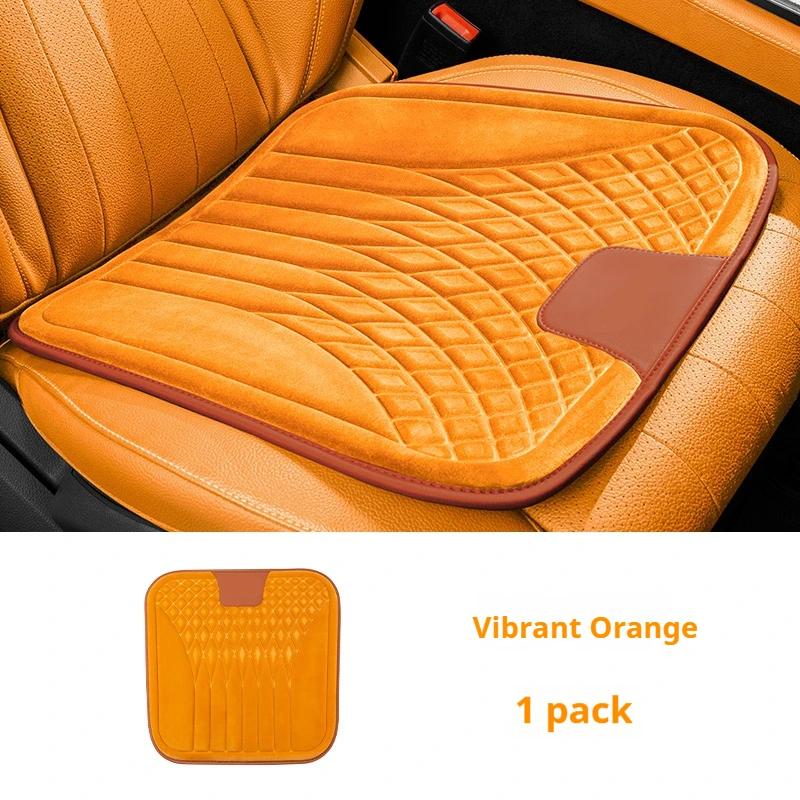For BYD Tang Song Han Yuan Qin Sea Lion Seagull Dolphin DENZA Flannel Car Seat Cushion, Non-Slip All-Season Auto Cushion Pad
