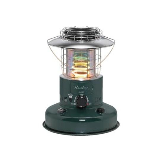 TOYOTOMI Oil Stove RL-2524(G) Dark Green Made Japan Convection Type Lantern Style Rainbow Heating Wooden Room 7 Tatami Concrete 9 Stylish Disaster
