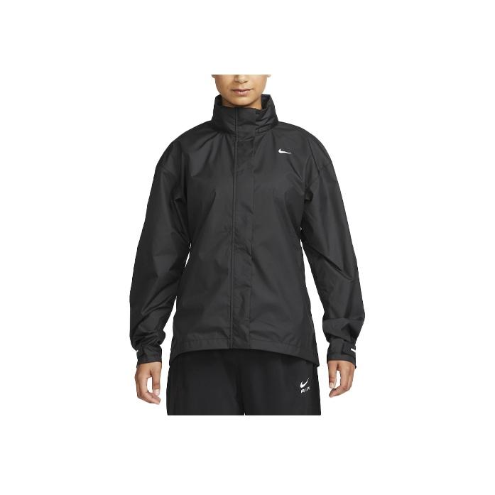 Nike Fast Repel Solid Logo Stand Collar Long Sleeve Jacket Women Jacket Black FB7451-010