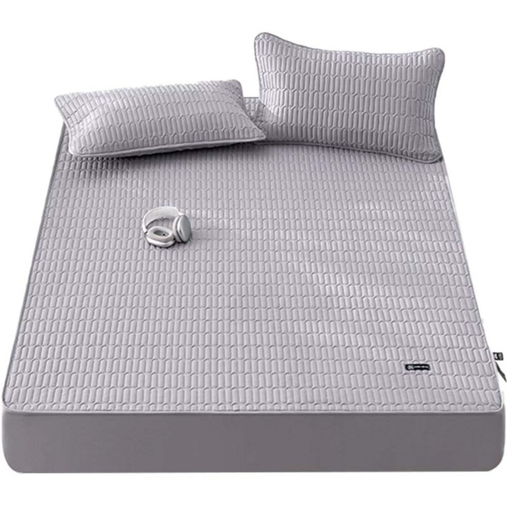 Soft Waterproof Bed Cover Double Queen King Couple Bed Fitted Sheet Breathable Noiseless Washable Bed Mattress Cover Protector