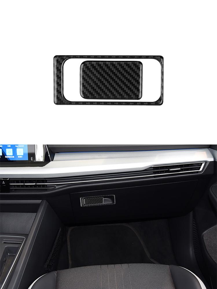 For Volkswagen VW Golf 8 MK8 GTI 2025 Car Carbon Fiber Interior Button Panel Trim Sticker Frame Styling Accessories