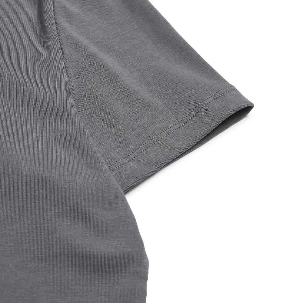 FILA Heritage Vintage Letter Cotton T-Shirt Women tops Cloudy-Gray F11W628119FDY