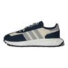 Adidas Originals Retropy E5 Fabric Cool Versatile Shock Absorbing Durable Low Top Lifestyle Casual Shoes Unisex Casual Shoes Gray Blue HQ6331