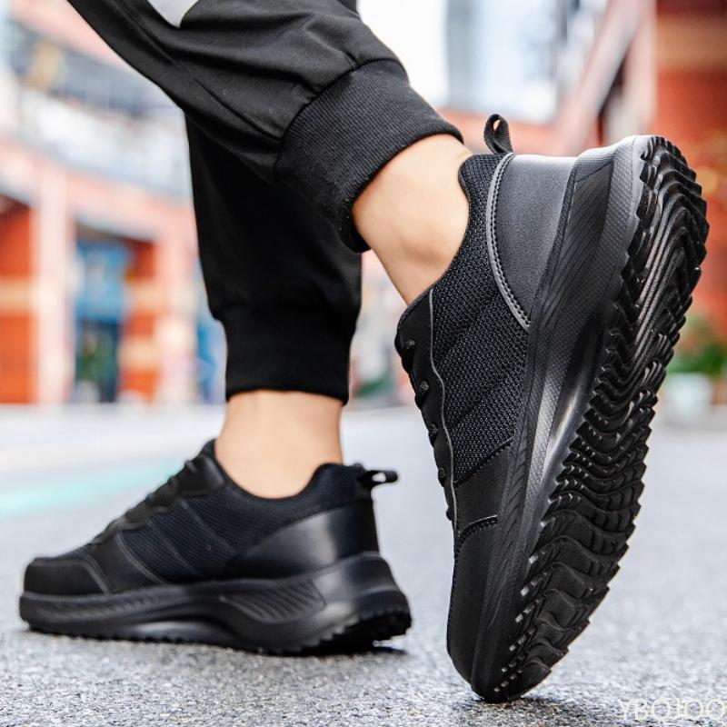 Jarní Podzimní pánská sportovní volnočasová obuv lehké podrážky prodyšná síťovina módní všestranná jednoduchá pohodlná obuv