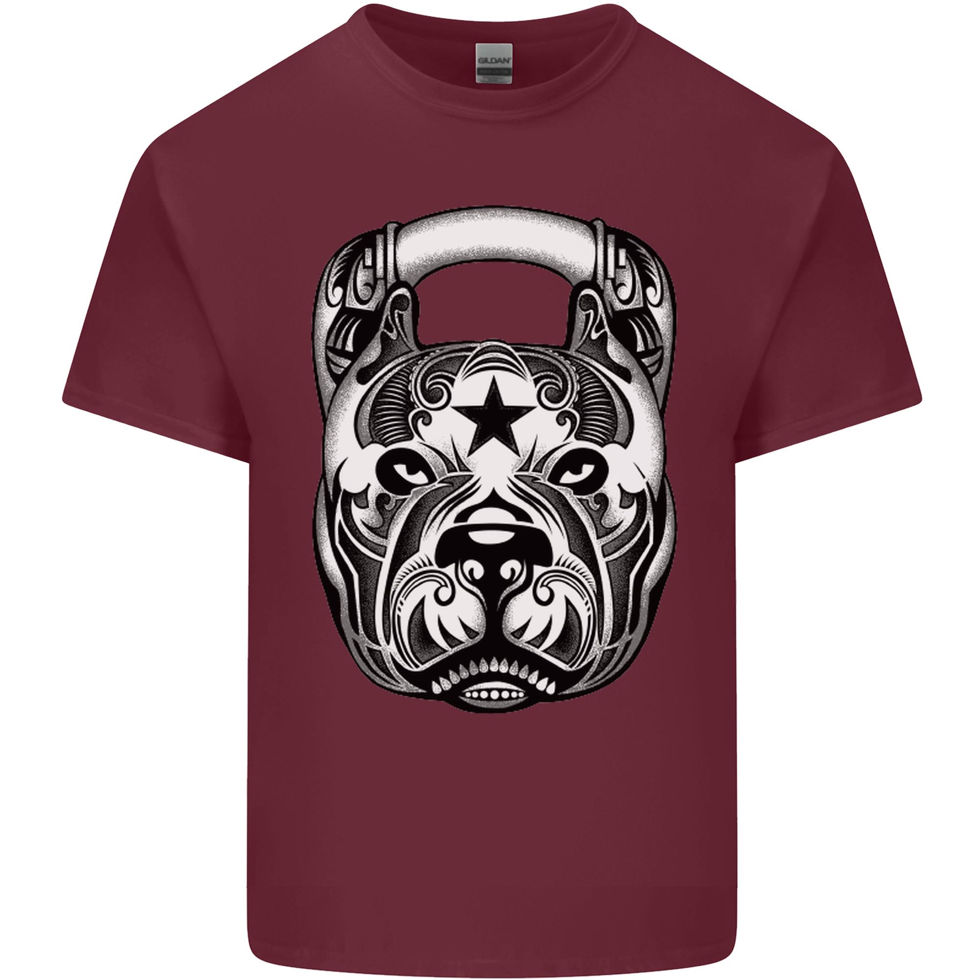 Pitbull Kettlebell Gym Training Top Workout Unisexs Light Cotton TShirt S