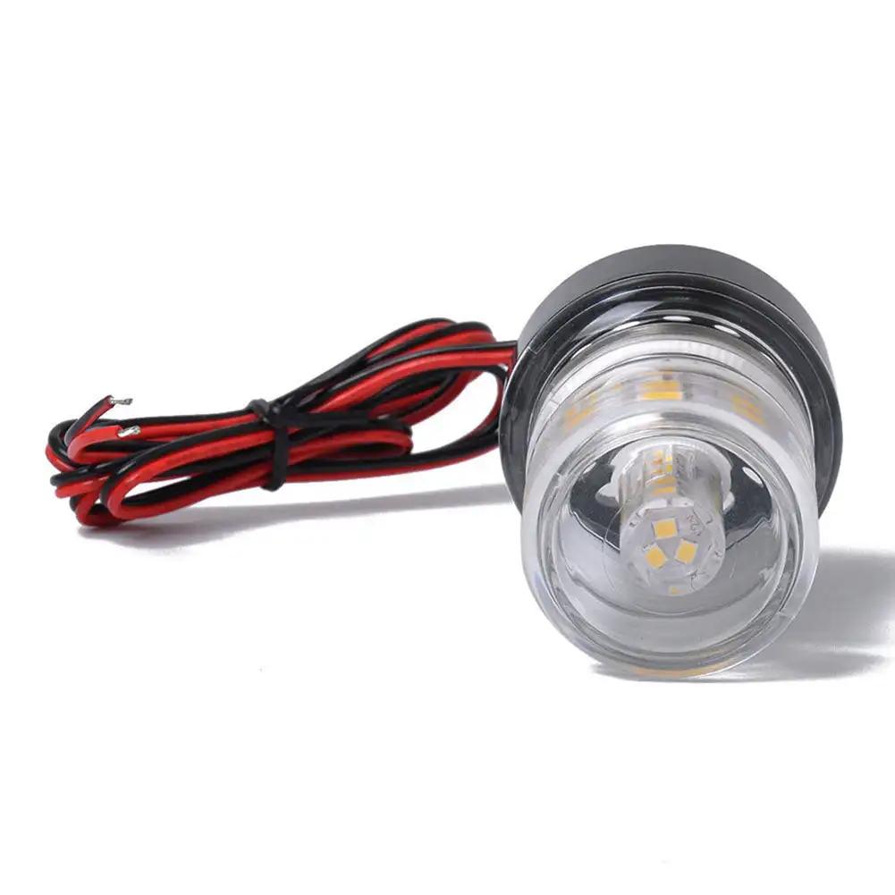 360 Degree All Round Boat Light 12V LED Navigation Anchor Light Waterproof Marine Boat Light 6300k White Yacht Sailing Lamp