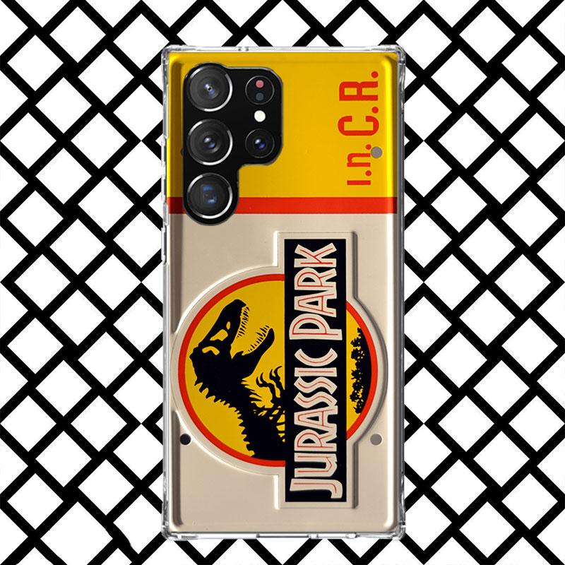 Jurassic Park Dinosaur World Phone Case for Samsung Galaxy S26 S25 Edge S24 S23 Ultra S22 Plus S21 FE S20 + Soft Cover Print Fun