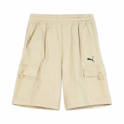 Woven Cargo Casual Functional Solid Color Work Shorts Men Shorts 635852-91