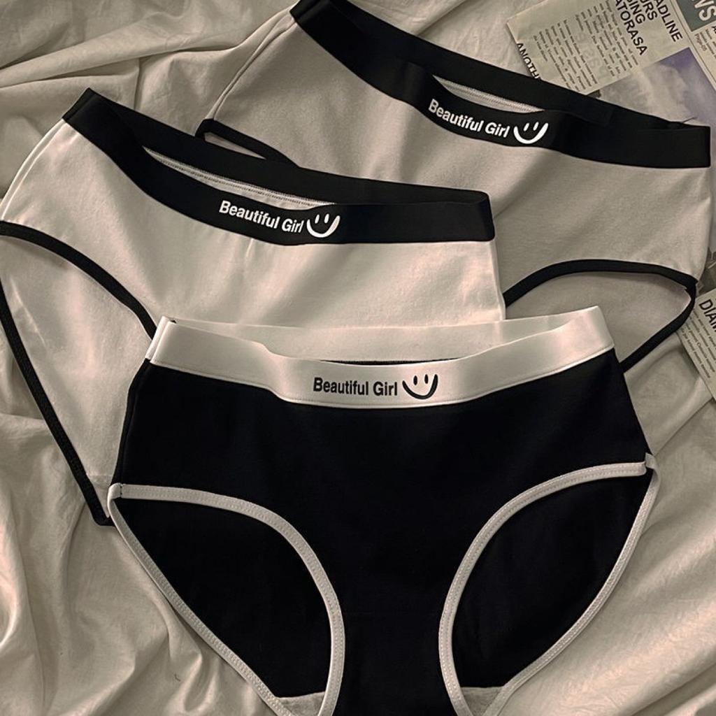 Female Summer Thin Style Breathable Skin Friendly Cotton Crotch Waist Triangle Briefs