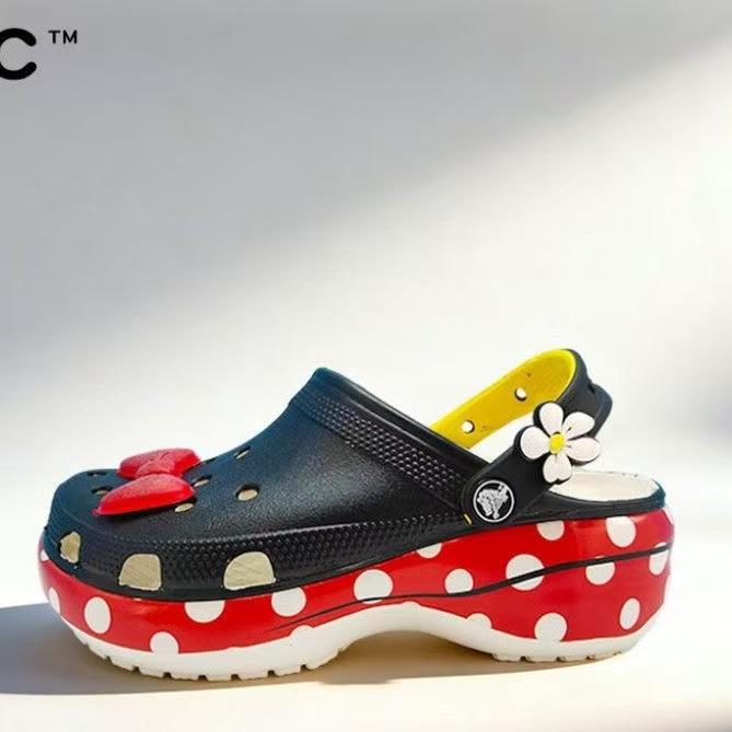 Детские классические шлепанцы Crocs Унисекс 34-35(M3W5) красный