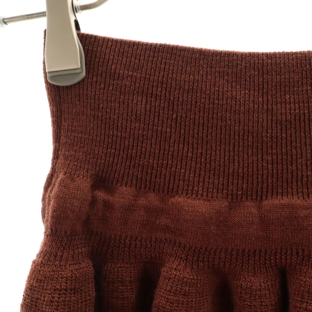 Lemaire Made In Italy Knit Long Skirt S Brown Women Used