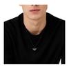 Emporio Armani Double Layer Eagle Logo Hip Hop Street Style Stainless Steel Necklace Men necklace EGS2994040